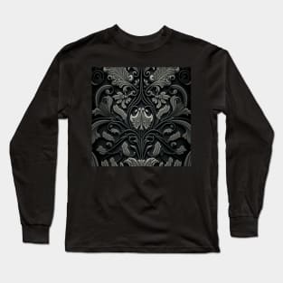 Gothic floral pattern Long Sleeve T-Shirt